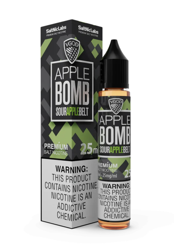 APPLE BOMB 30ML VGOD NON ICED SALT NIC 1