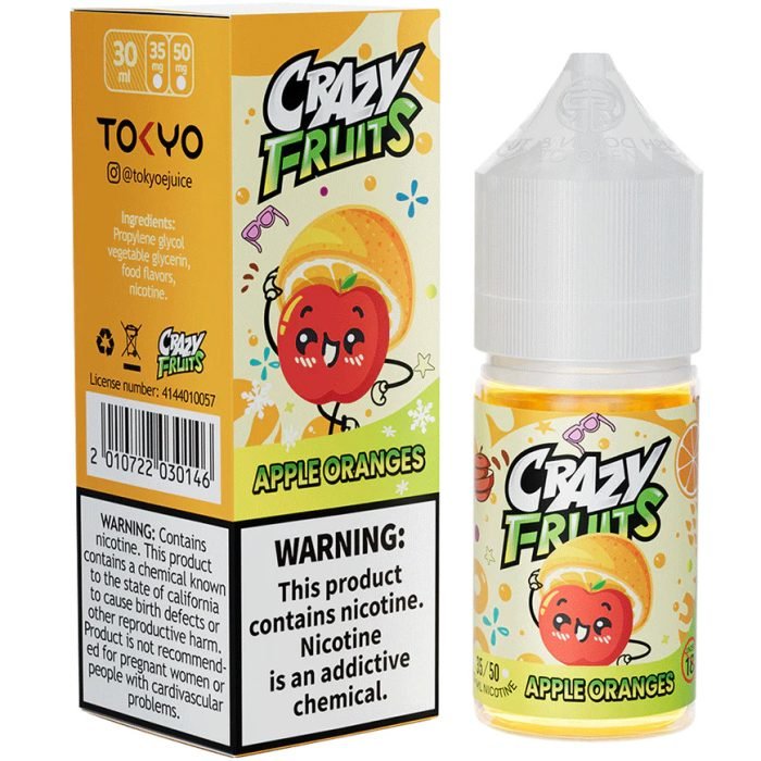Tokyo Crazy Fruits Apple Orange 30ml 1 Vape Craze APPLE ORANGE 30ML TOKYO CRAZY FRUITS