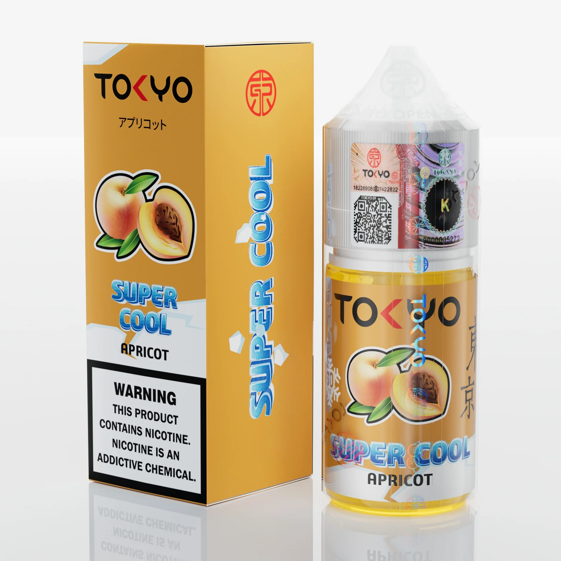 APRICOTS ICE 30ML TOKYO SUPER COOL Tokyo Super Cool Apricots Ice 30ml - Image 1