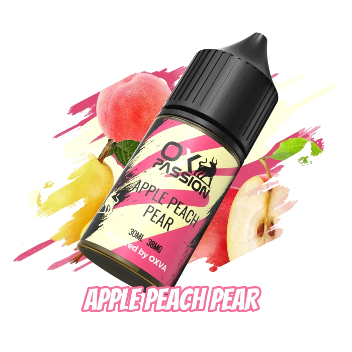 Apple peach pear 30ml Ox Passion Powered by Oxva 30mg