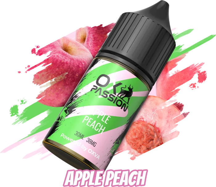 Apple Peach 30ml Ox Passion Powered by Oxva (30mg) - Image 2