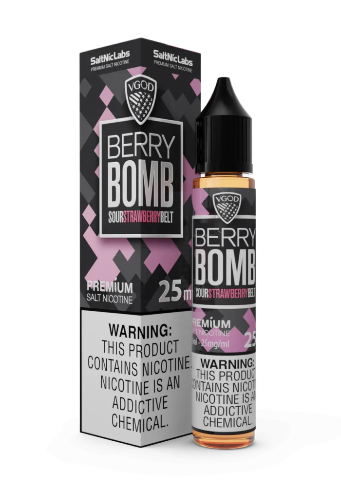 BERRY BOMB 30ML VGOD NON ICED SALT NIC 1 Vape Craze BERRY BOMB 30ML VGOD NON ICED SALT NIC 1