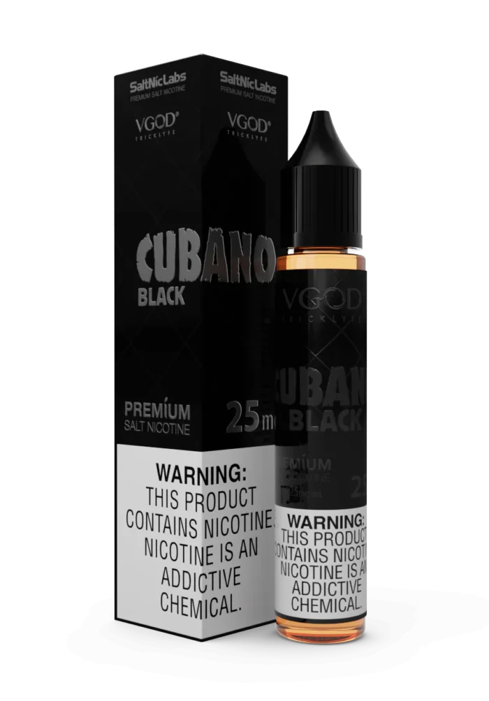 CUBANO BLACK 30ML VGOD NON ICED SALT NIC 1