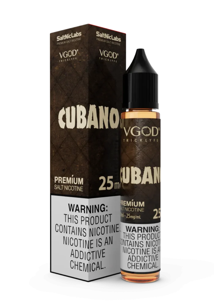 CUBANO BROWN 30ML VGOD NON ICED SALT NIC 1