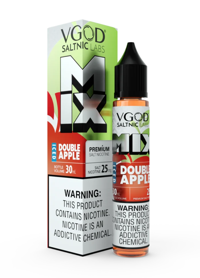 DOUBLE APPLE ICED 30ML VGOD MIX SALT NIC 1 Vape Craze DOUBLE APPLE ICED 30ML VGOD MIX SALT NIC 1