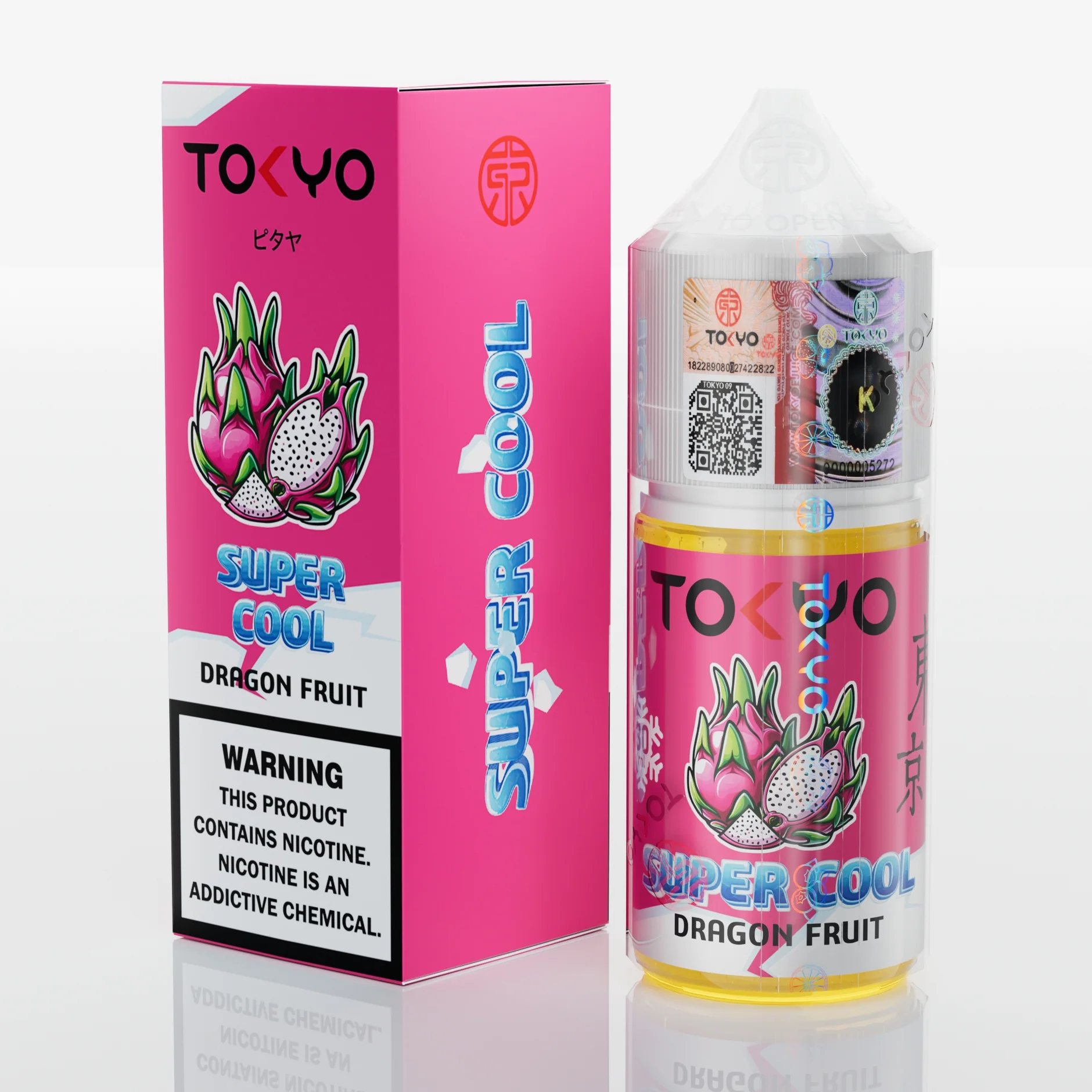 DRAGON FRUIT ICE 30ML TOKYO SUPER COOL Tokyo Super Cool Dragon Fruit Ice 30ml - Image 1