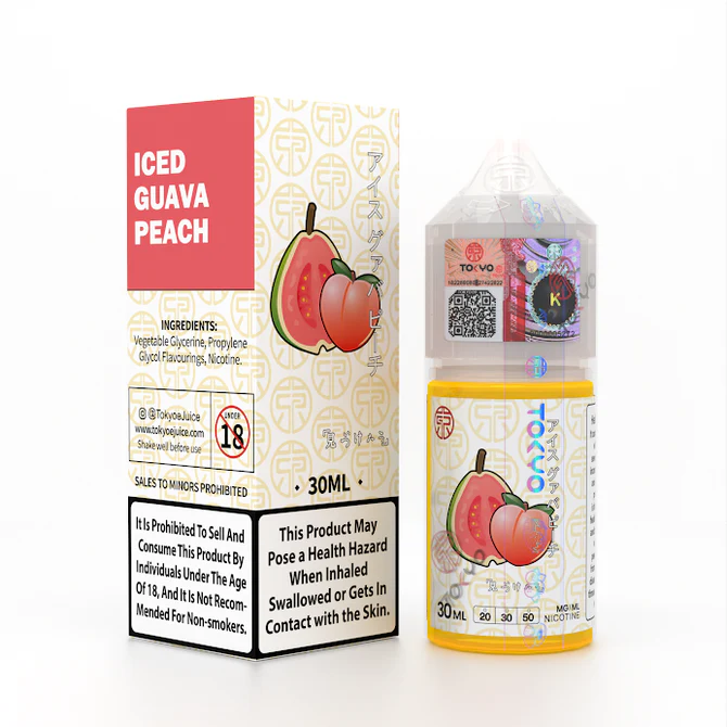 GUAVA PEACH ICE 30ML TOKYO CLASSIC SERIES Tokyo Classic Guava Peach Ice 30ml - Image 1
