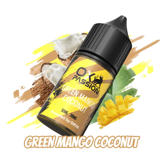 Green Mango Coconut 30ml Ox Passion Powered by Oxva (30mg) 1 Vape Craze Green Mango Coconut 30ml Ox Passion Powered by Oxva 30mg