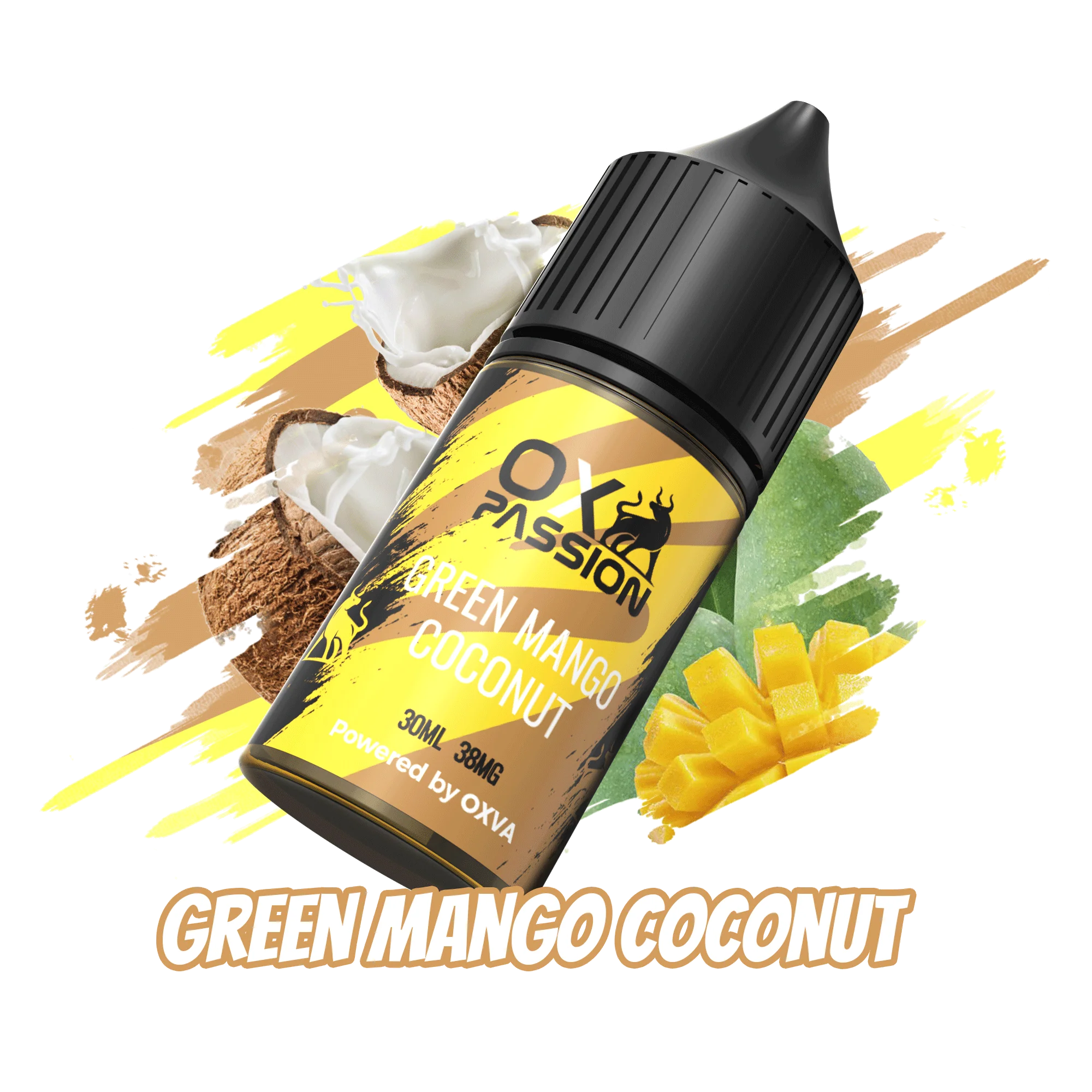 Green Mango Coconut 30ml Ox Passion Powered by Oxva (30mg) Green Mango Coconut 30ml Ox Passion Powered by Oxva (30mg) - Image 1