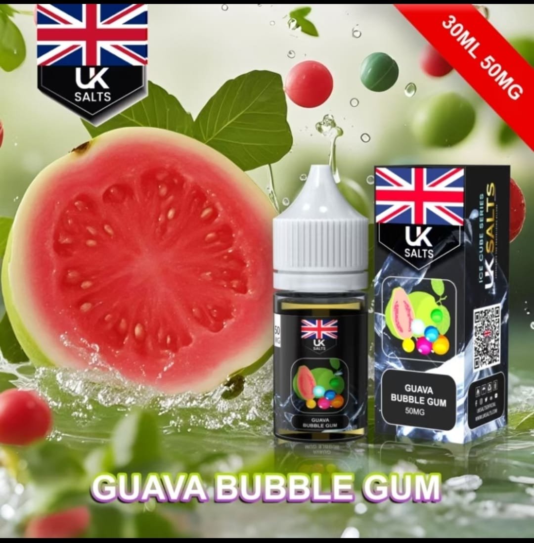 Guava Bubble Gum 30ML UK SALT (30mg) Guava Bubble Gum 30ML UK SALT (30mg) - Image 1