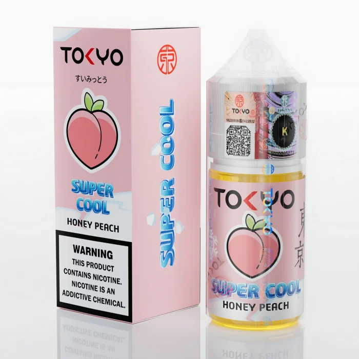 Tokyo Super Cool Honey Peach Ice 30ml 1 Vape Craze HONEY PEACH ICE 30ML TOKYO SUPER COOL 1
