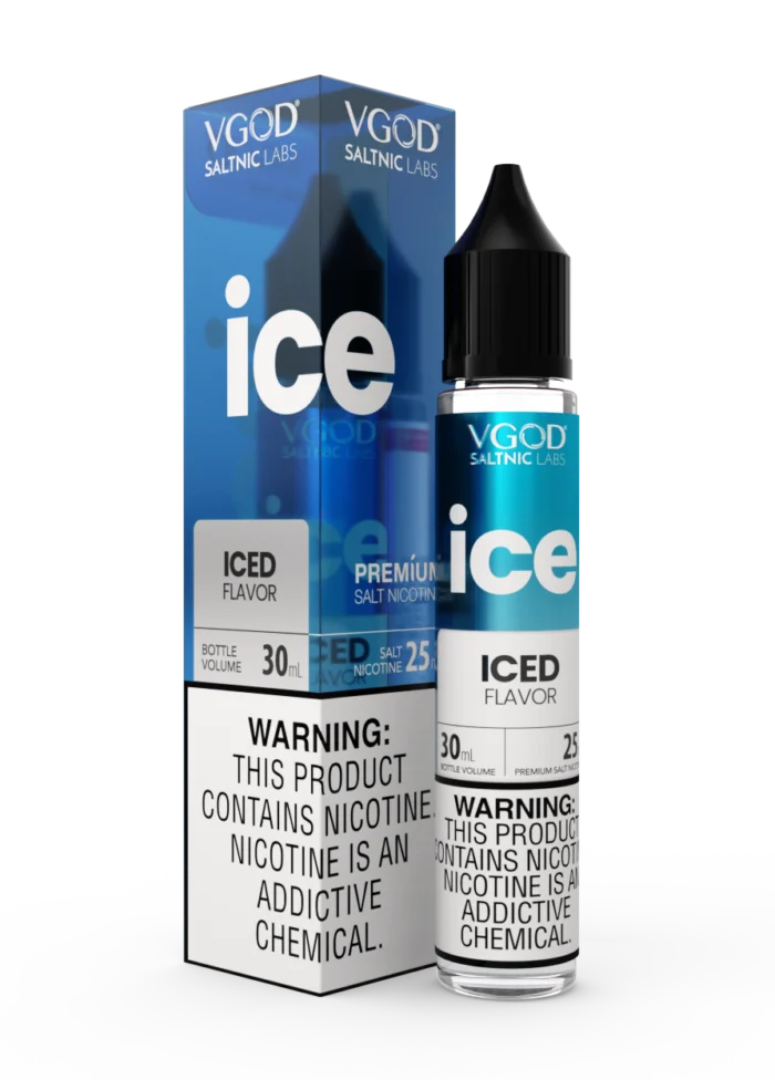 ICED FLAVOR 30ML VGOD SALT NIC 1 Vape Craze ICED FLAVOR 30ML VGOD SALT NIC 1
