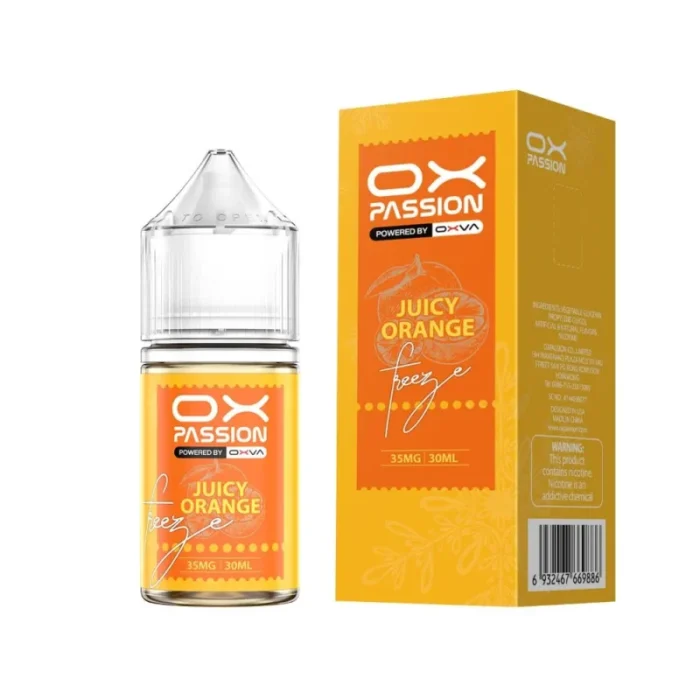Juicy Orange 30ml Ox Passion Powered by Oxva (35 55mg) 1 Vape Craze Juicy Orange 30ml Ox Passion Powered by Oxva 35 55mg