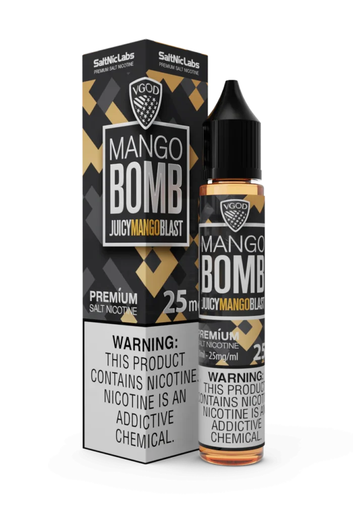 MANGO BOMB 30ML VGOD NON ICED SALT NIC 1 Vape Craze MANGO BOMB 30ML VGOD NON ICED SALT NIC 1