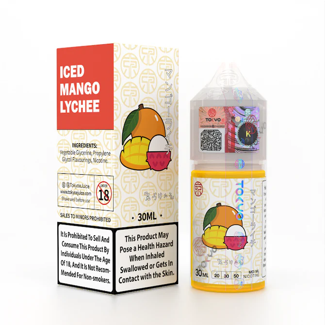 MANGO LYCHEE ICE 30ML TOKYO CLASSIC SERIES Tokyo Classic Mango Lychee Ice 30ml - Image 1