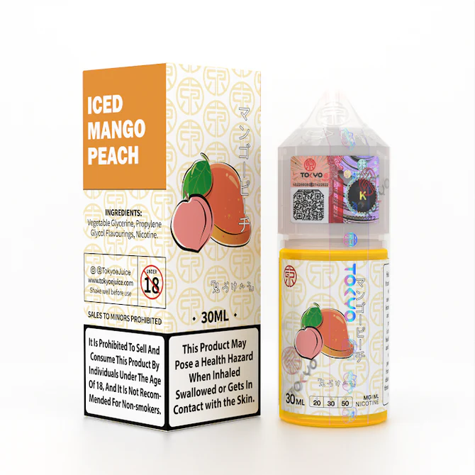 MANGO PEACH ICE 30ML TOKYO CLASSIC SERIES Tokyo Classic Mango Peach Ice 30ml - Image 1