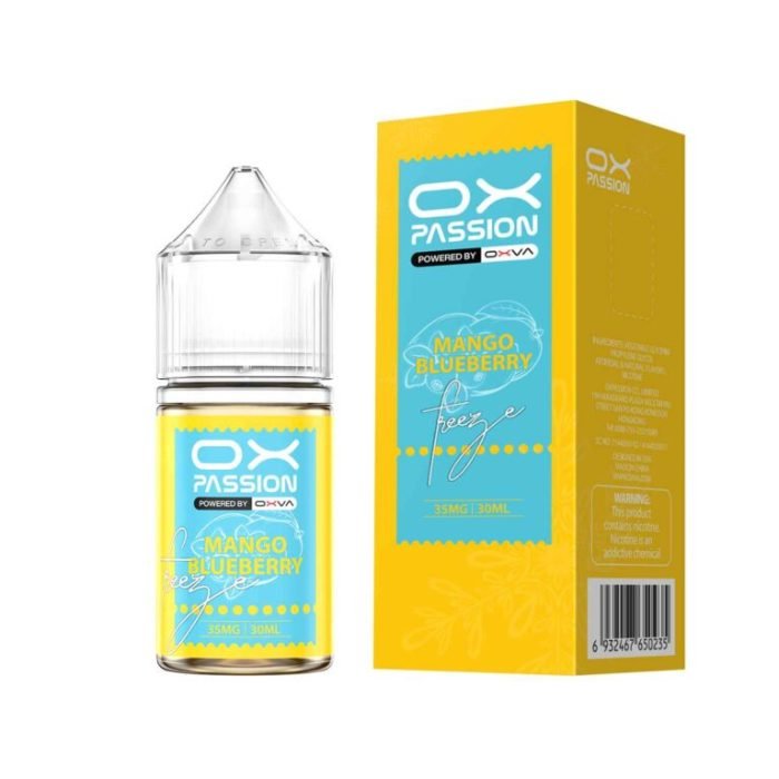 Mango Blueberry 30ml Ox Passion Powered by Oxva (35 55mg) 1 Vape Craze Mango Blueberry 30ml Ox Passion Powered by Oxva 35 55mg