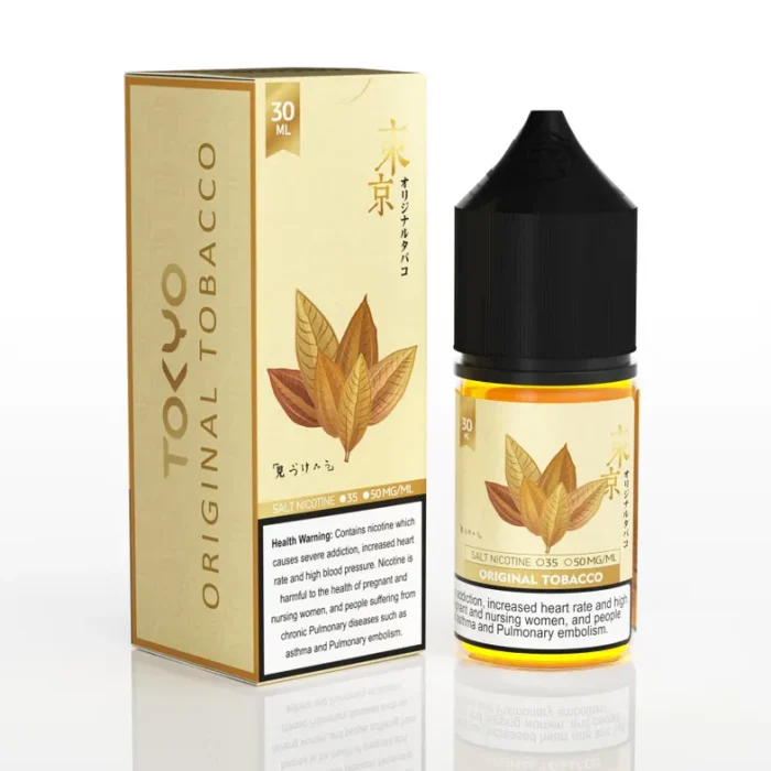 ORIGINAL TOBACCO 30ML TOKYO TOBACCO SERIES 1 Vape Craze ORIGINAL TOBACCO 30ML TOKYO TOBACCO SERIES