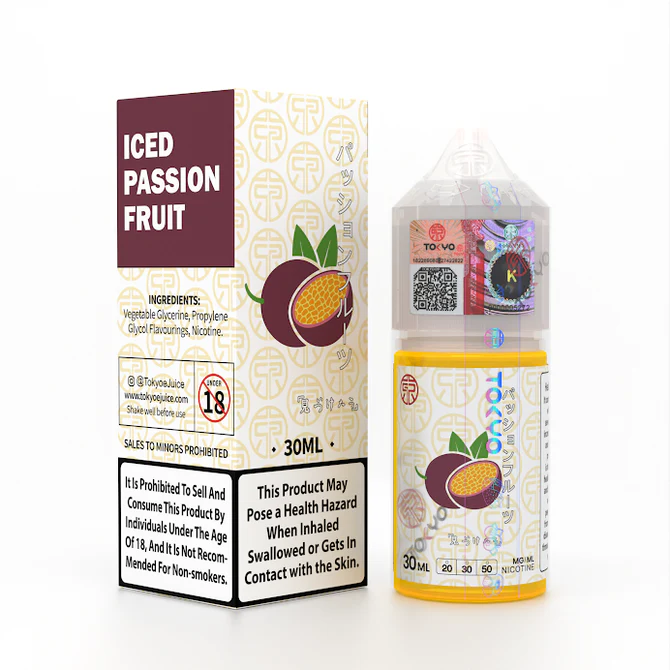 PASSION FRUIT ICE 30ML TOKYO CLASSIC SERIES Tokyo Classic Passion Fruit Ice 30ml - Image 1