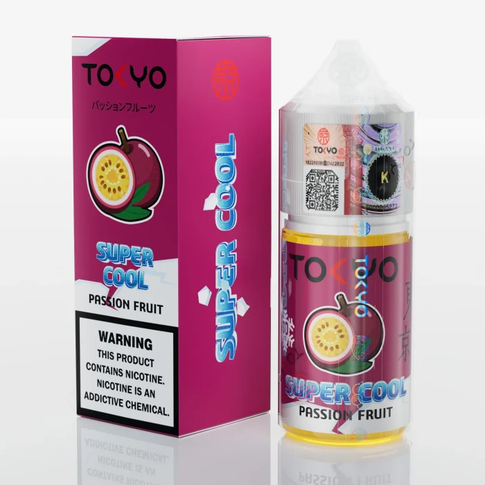 Tokyo Super Cool Passion Fruit Ice 30ml 1 Vape Craze PASSION FRUIT ICE 30ML TOKYO SUPER COOL 1