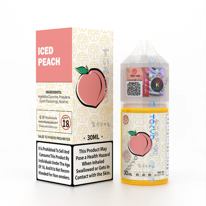 PEACH ICE 30ML TOKYO CLASSIC SERIES Tokyo Classic Peach Ice 30ml - Image 1