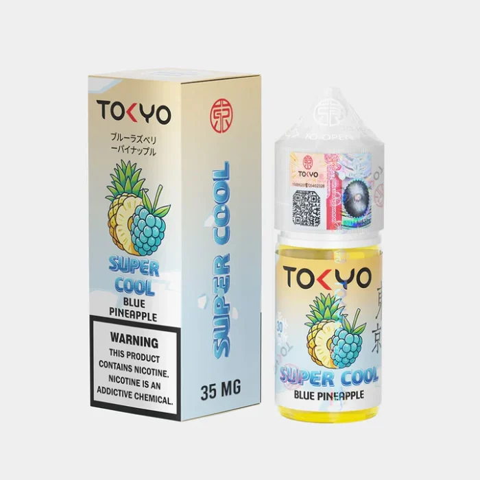 Pineapple Blue Ice 30ml Tokyo Super Cool 1 Vape Craze PINEAPPLE BLUE ICE 30ML TOKYO SUPER COOL