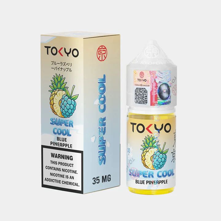 PINEAPPLE BLUE ICE 30ML TOKYO SUPER COOL Pineapple Blue Ice 30ml Tokyo Super Cool - Image 1