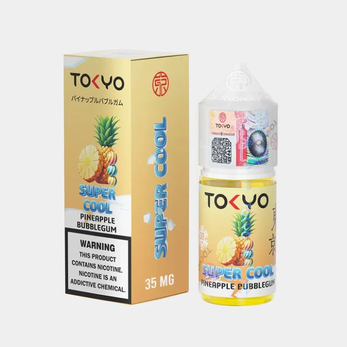 Pineapple Bubblegum Ice 30ml Tokyo Super Cool 1 Vape Craze PINEAPPLE BUBBLEGUM ICE 30ML TOKYO SUPER COOL