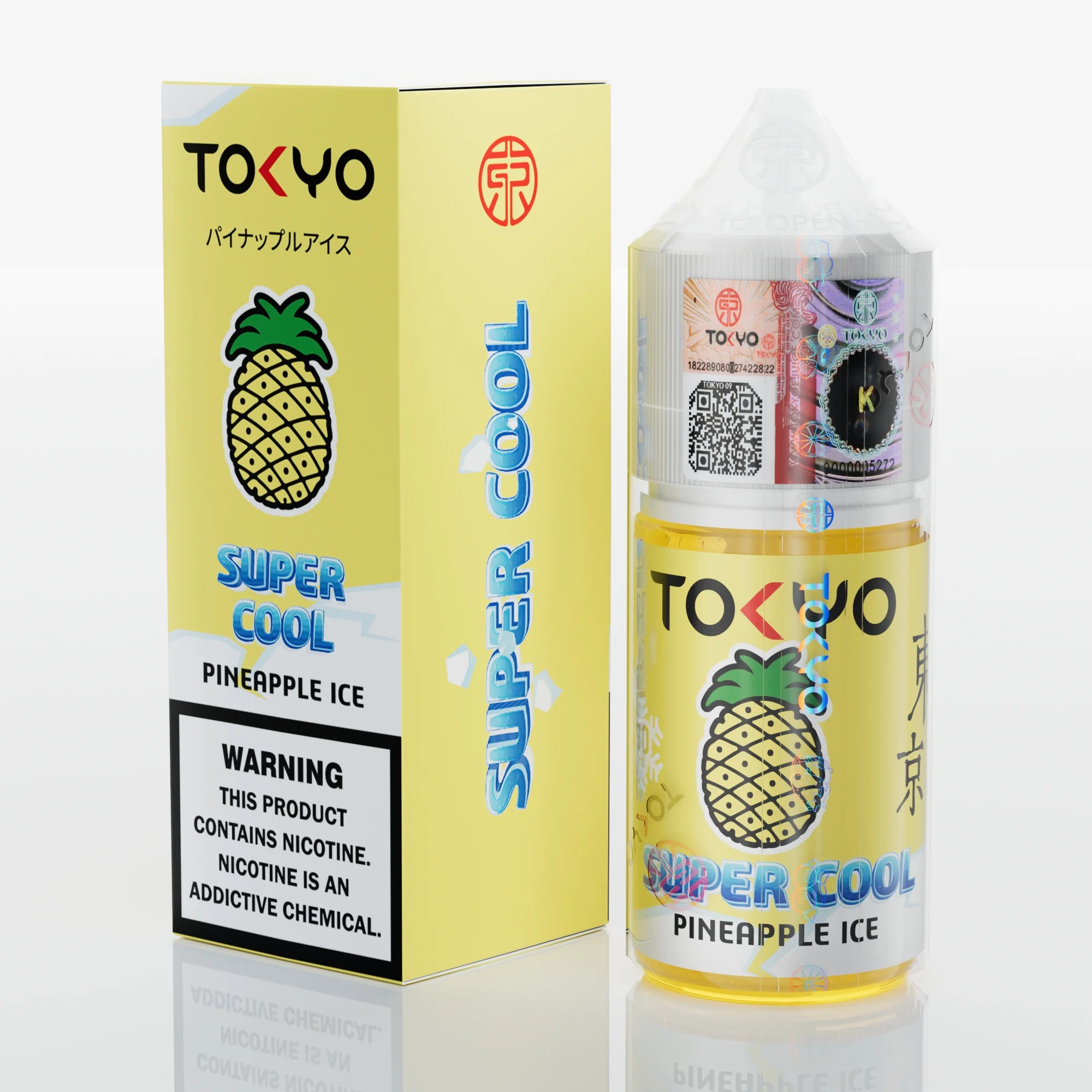 PINEAPPLE ICE 30ML TOKYO SUPER COOL Pineapple Ice 30ml Tokyo Super Cool - Image 1