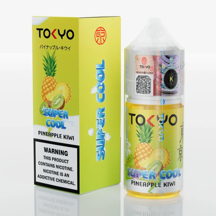 Pineapple Kiwi Ice 30ml Tokyo Super Cool 1 Vape Craze PINEAPPLE KIWI ICE 30ML TOKYO SUPER COOL