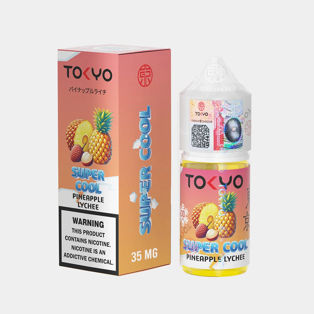 PINEAPPLE LYCHEE ICE 30ML TOKYO SUPER COOL Pineapple Lychee Ice 30ml Tokyo Super Cool - Image 1