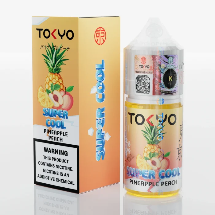 Pineapple Peach Ice 30ml Tokyo Super Cool 1 Vape Craze PINEAPPLE PEACH ICE 30ML TOKYO SUPER COOL