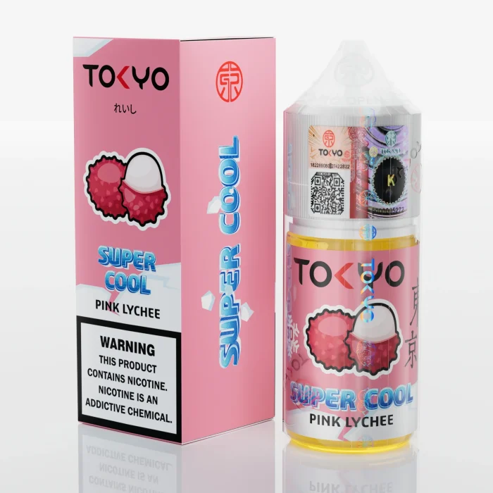 Tokyo Super Cool Pink Lychee 30ml 1 Vape Craze PINK LYCHEE 30ML TOKYO SUPER COOL 1