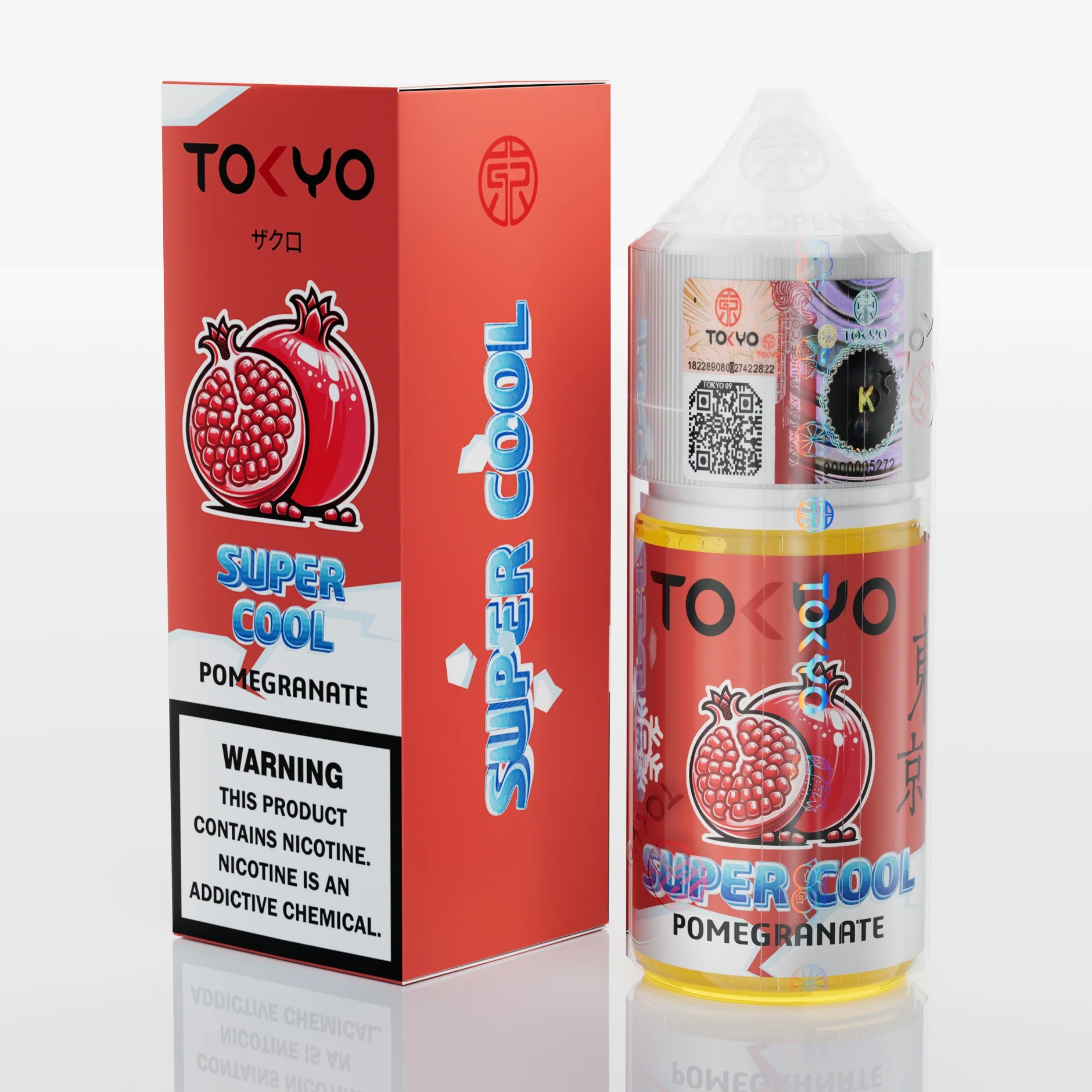POMEGRANATE ICE 30ML TOKYO SUPER COOL Tokyo Super Cool Pomegranate Ice 30ml - Image 1