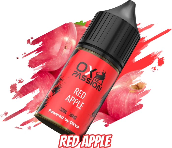 Red Apple 30ml Ox Passion Powered by Oxva (30mg) 1 Vape Craze RED APPLE 30ml Ox Passion Powered by Oxva 30mg