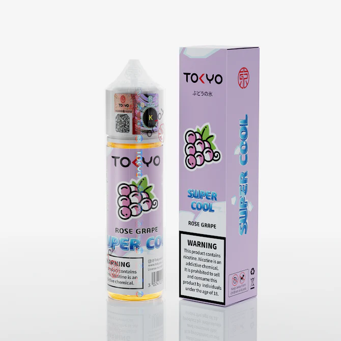 ROSE GRAPE ICE 60ML TOKYO SUPER COOL Tokyo Super Cool Rose Grape Ice 60ml - Image 1