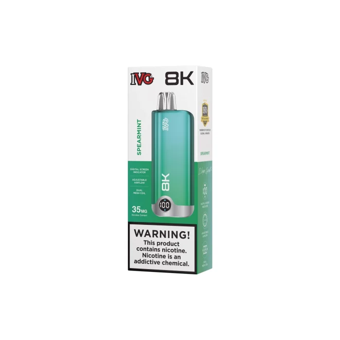 SPEARMINT IVG 8K DISPOSABLE 1 Vape Craze SPEARMINT IVG 8K DISPOSABLE 1