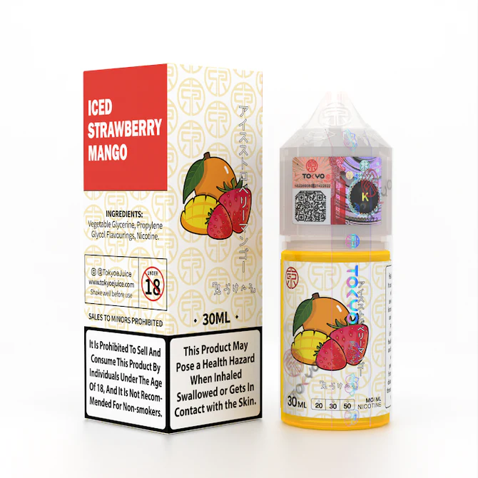 STRAWBERRY MANGO ICE 30ML TOKYO CLASSIC SERIES Tokyo Classic Strawberry Mango Ice 30ml - Image 1