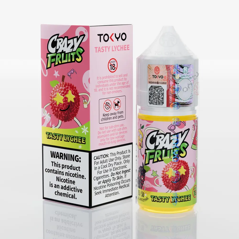 TASTY LYCHEE 30ML TOKYO CRAZY FRUITS Tokyo Crazy Fruits Tasty Lychee 30ml - Image 1