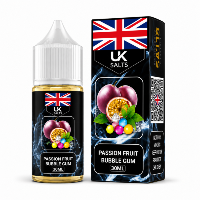 UK Salt Passion Fruit Bubble Gum 30ML 2
