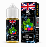 UK Salts Mint Bubble Gum-30ML 2 Vape Craze UK Salts Mint Bubble Gum 30ML 1