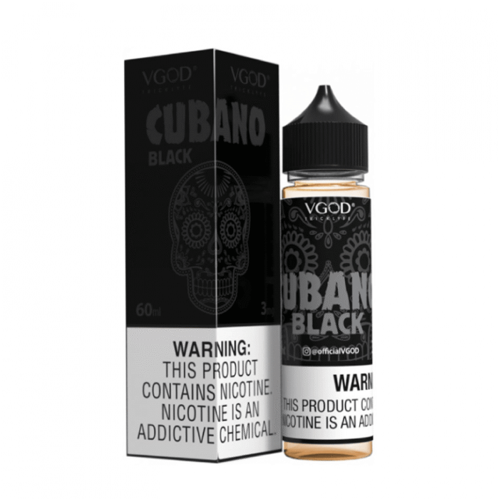 VGOD CUBANO BLACK 60ML FREEBASE NON ICED 1 Vape Craze VGOD CUBANO BLACK 60ML FREEBASE NON ICED 1