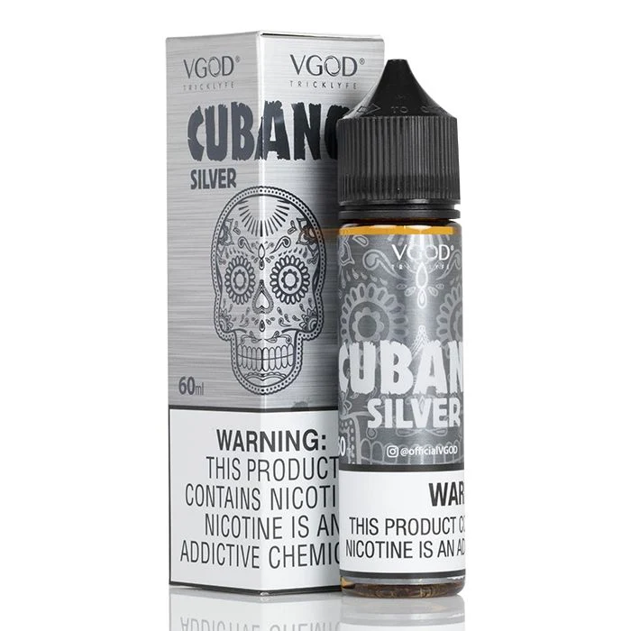VGOD CUBANO SILVER 60ML FREEBASE NON ICED VGOD CUBANO SILVER 60ML FREEBASE NON ICED - Image 1