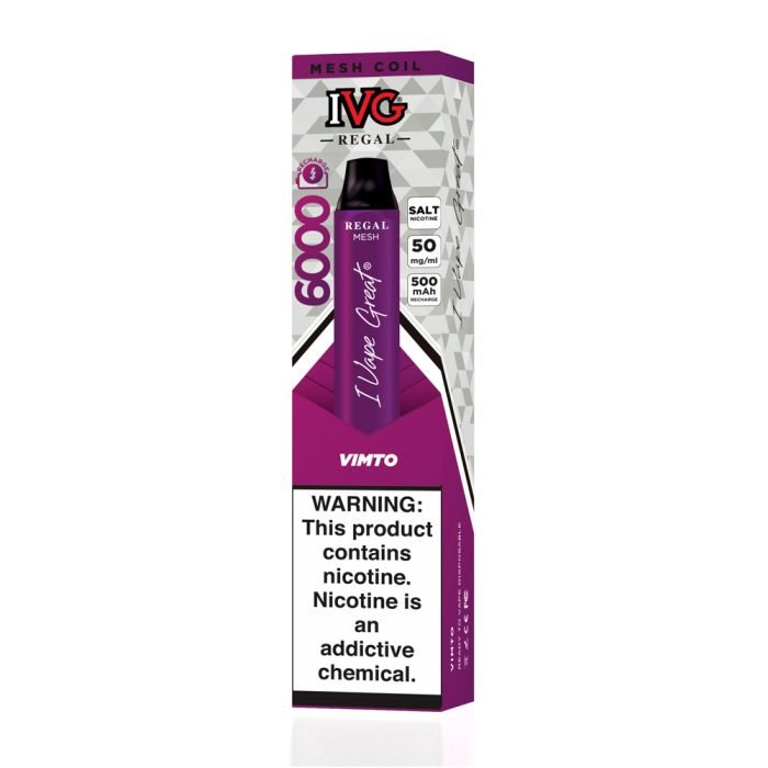 VIMTO 20MG 50MG IVG REGAL 6000 PUFF DISPOSABLE1
