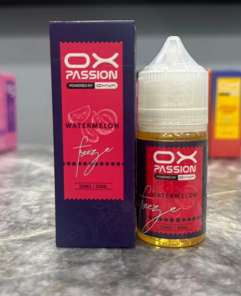 Watermelon 30ml Ox Passion Powered by Oxva (35 55mg) Watermelon 30ml Ox Passion Powered by Oxva (35 55mg) - Image 1