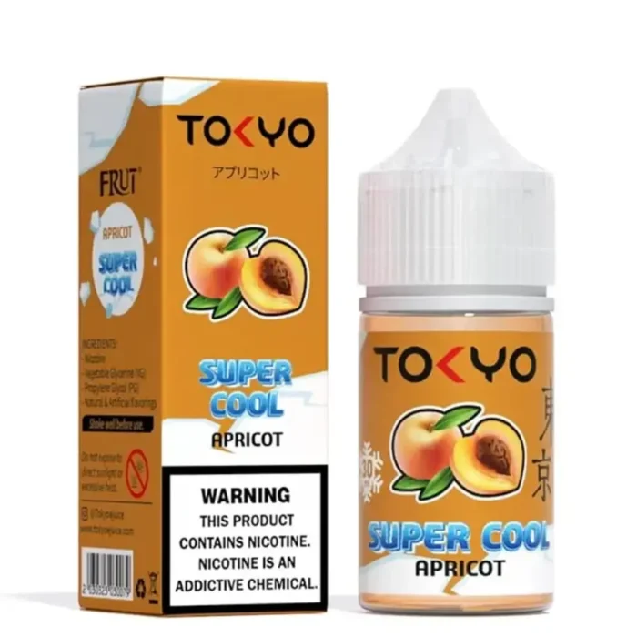 Tokyo Apricots Ice 30ml - Super Cool Series 1 Vape Craze Tokyo Apricot 30ml Super Cool Series 1