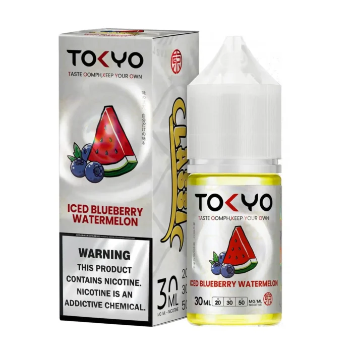 Tokyo Iced Blueberry Watermelon 30ml - Classic Series 1 Vape Craze Tokyo Iced Blueberry Watermelon 30ml Classic Series 1
