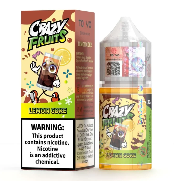 Tokyo Lemon Coke 30ml - Crazy Fruits Series 1 Vape Craze Tokyo Lemon Coke 30ML Crazy Fruits Series 1