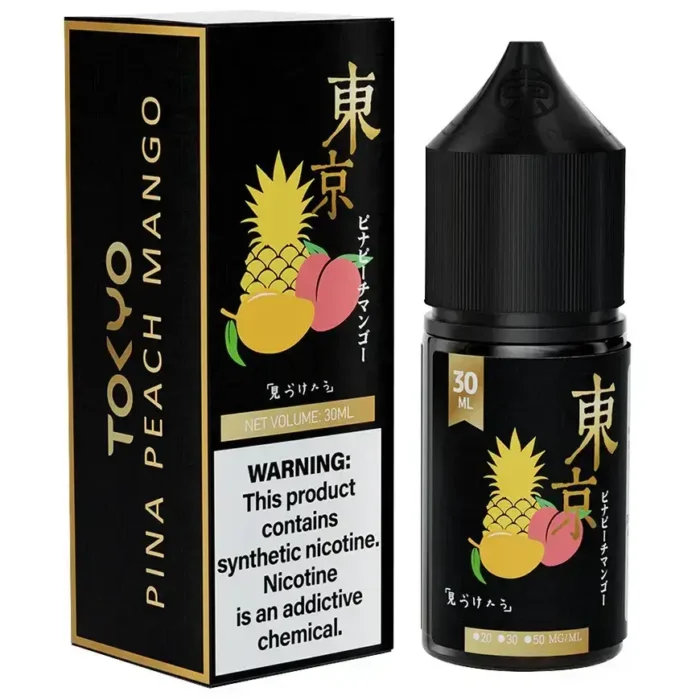 Tokyo Pina Peach Mango 30ml - Golden Series 1 Vape Craze Tokyo Pina Peach Mango 30ml Golden Series 1
