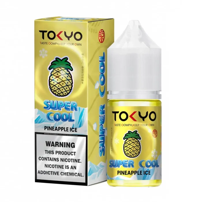 Tokyo Pineapple Ice 30ml - Super Cool Series 1 Vape Craze Tokyo Pineapple Ice 30ml Super Cool Series 1
